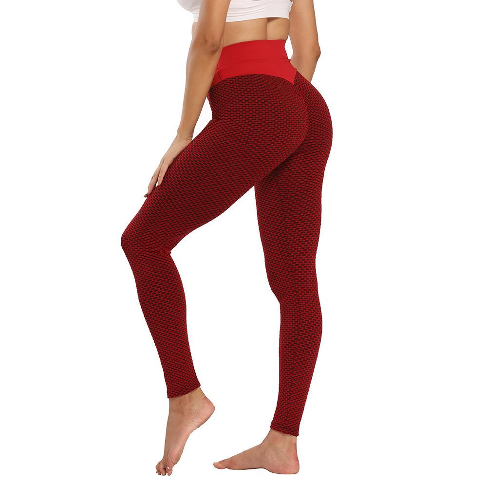 Seamless Fitness Women Leggings Patchwork Ankle Length Polyester