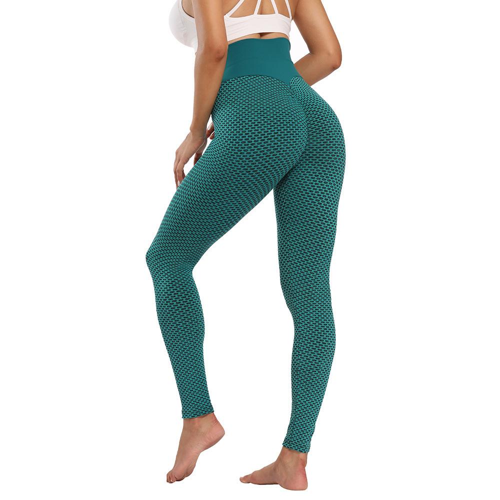 Seamless Fitness Women Leggings Patchwork Ankle Length Polyester